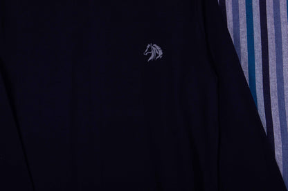 Midnight Navy Blue Stripe