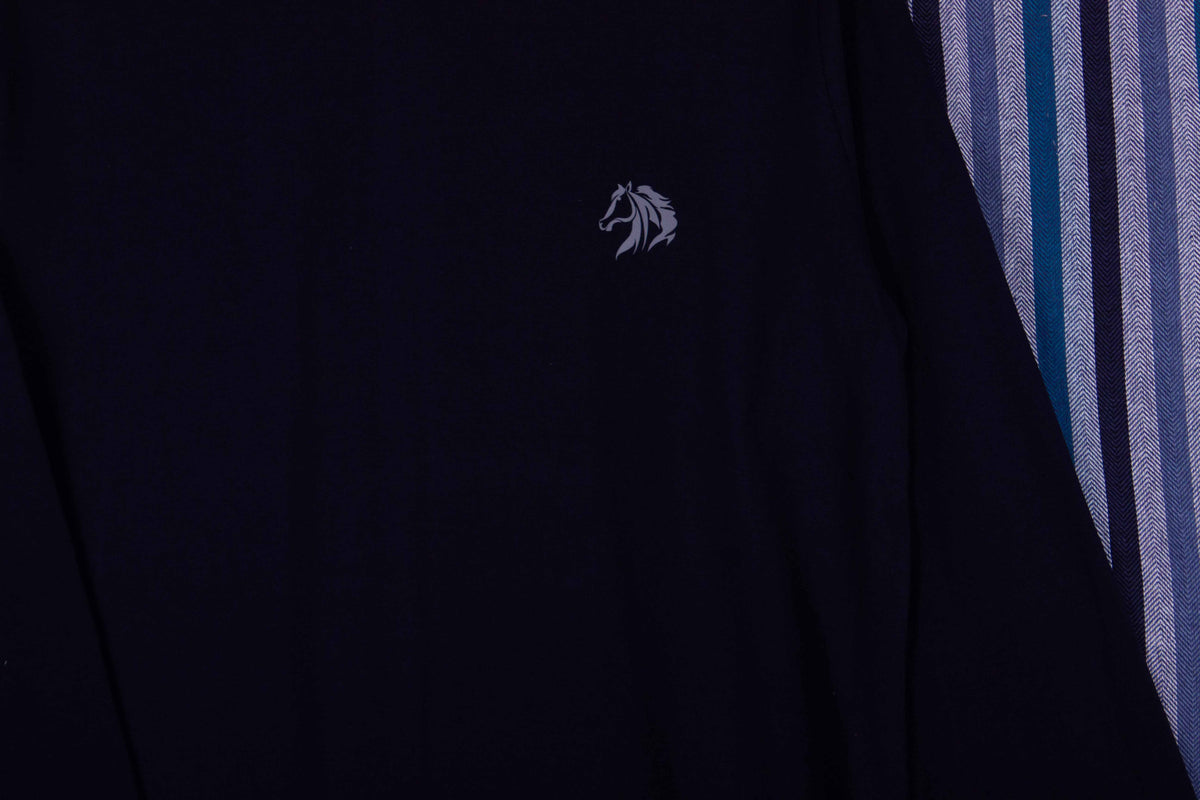 Midnight Navy Blue Stripe