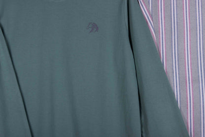 Sage Green Pastel Pinstripe