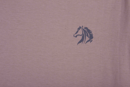 Taupe Sand Blue Pinstripe