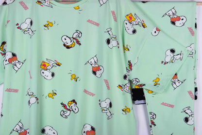 Mint Snoopy Hearts