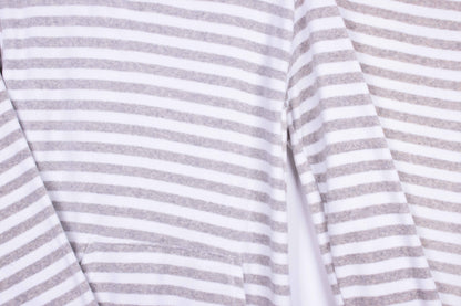 Winter Fog Striped Hoodie