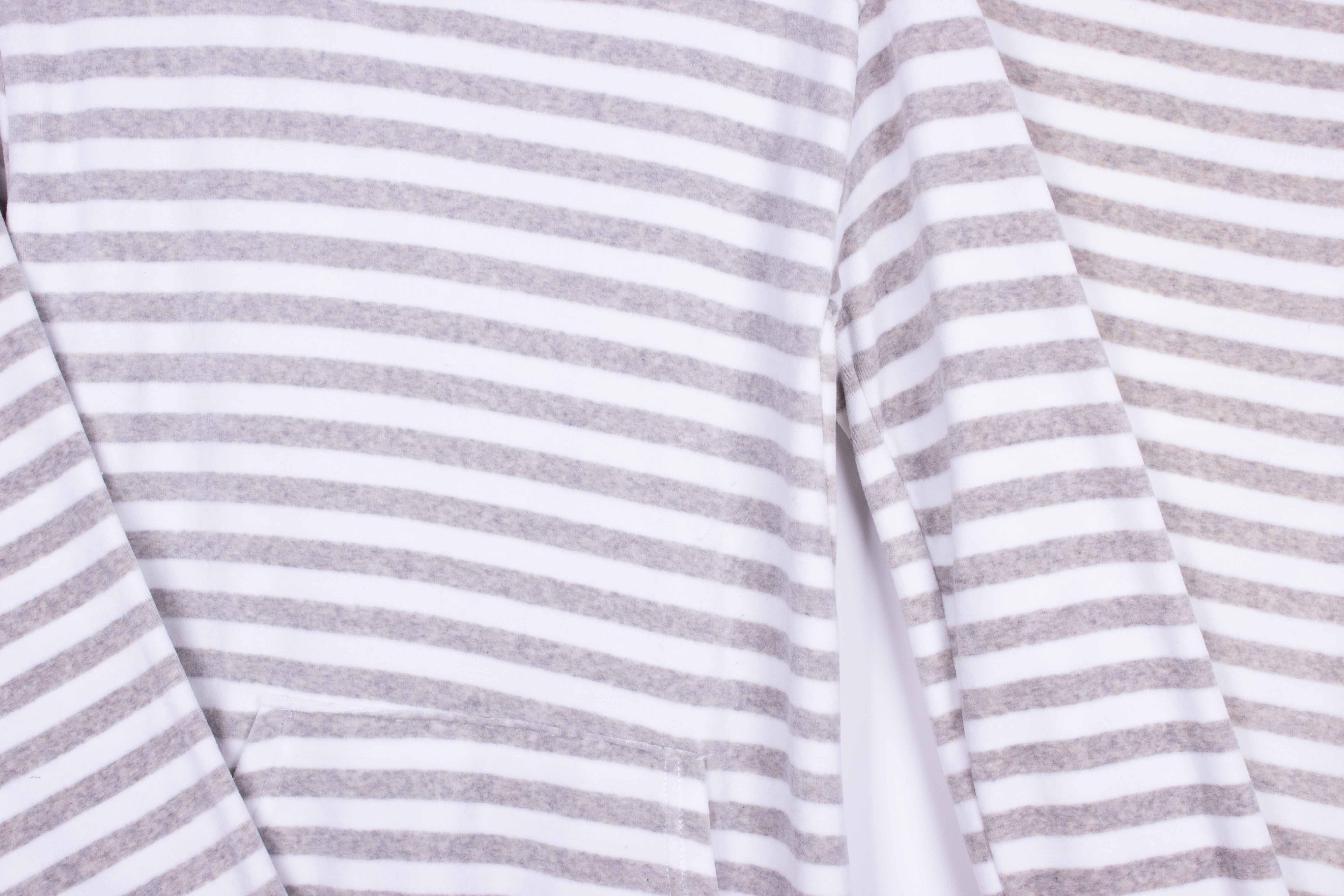 Winter Fog Striped Hoodie