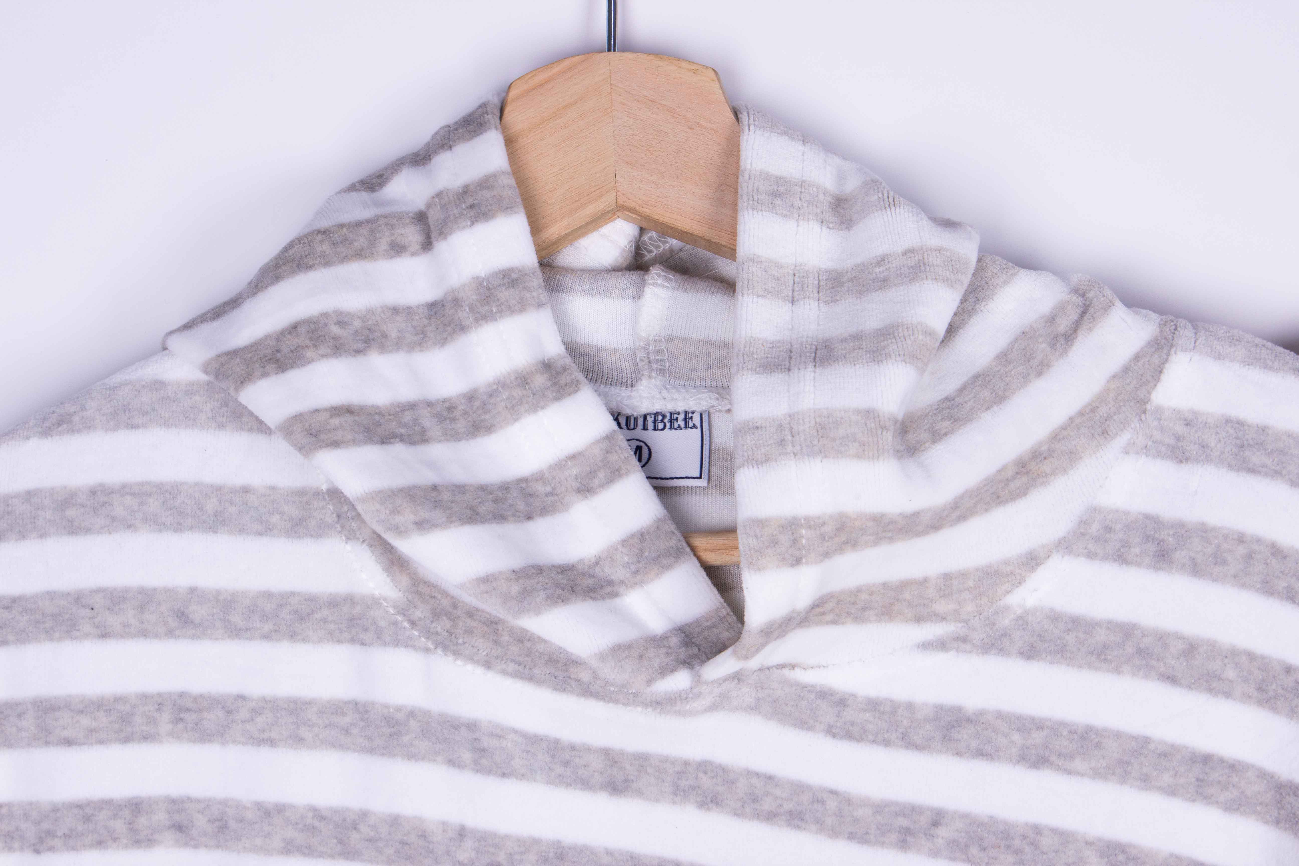 Winter Fog Striped Hoodie