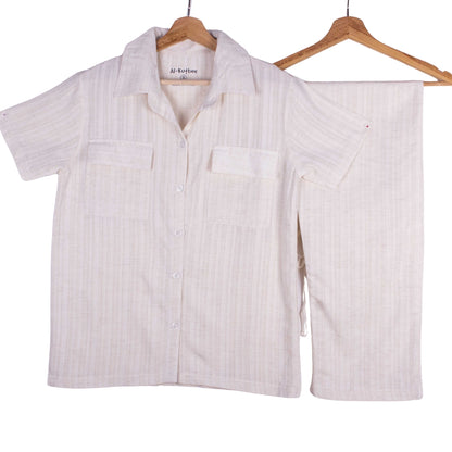 Ivory Textured Lounge Set