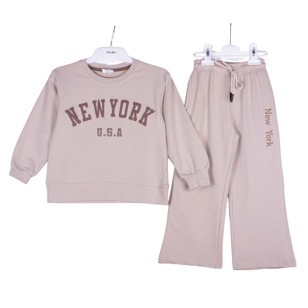 New York Bell Bottoms Beige