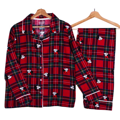 Mickey Minnie in Plaid