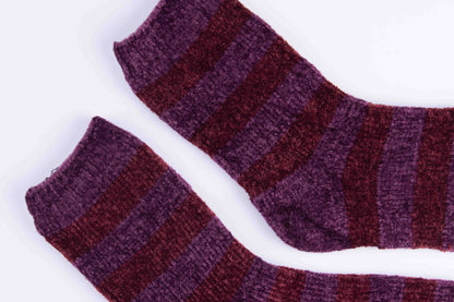 Maroon Plum Stripes