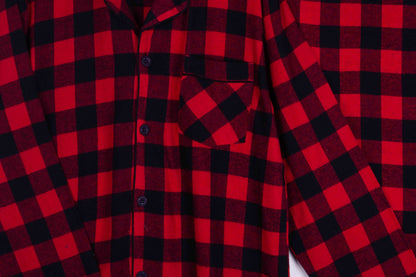 Red Black Buffalo Check