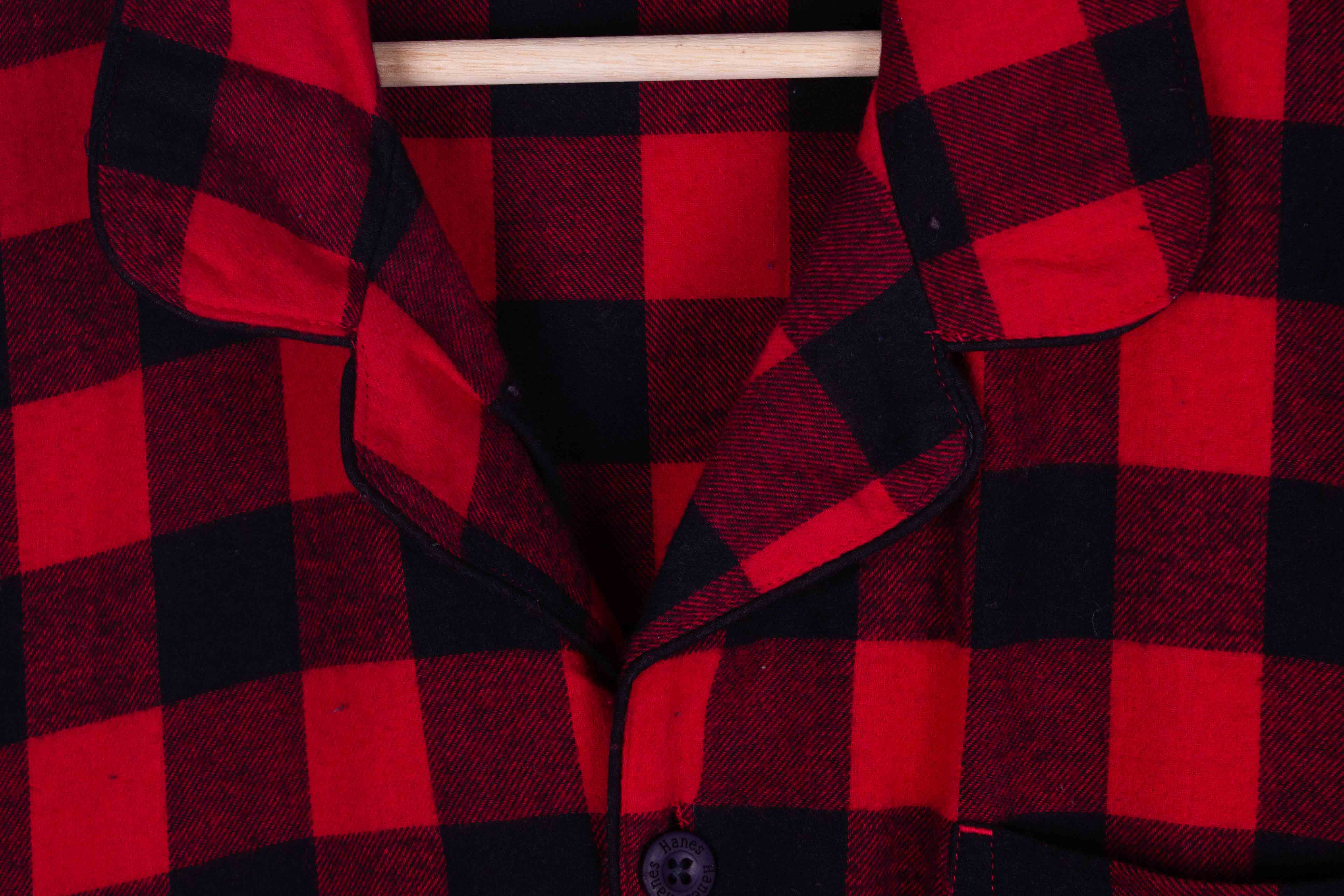 Red Black Buffalo Check