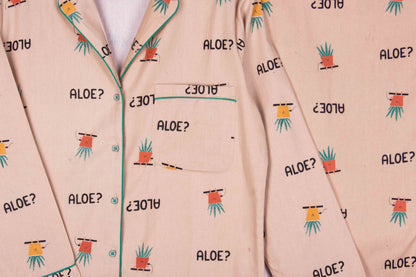 Aloe? (Khaki Cotton Non Stretch)