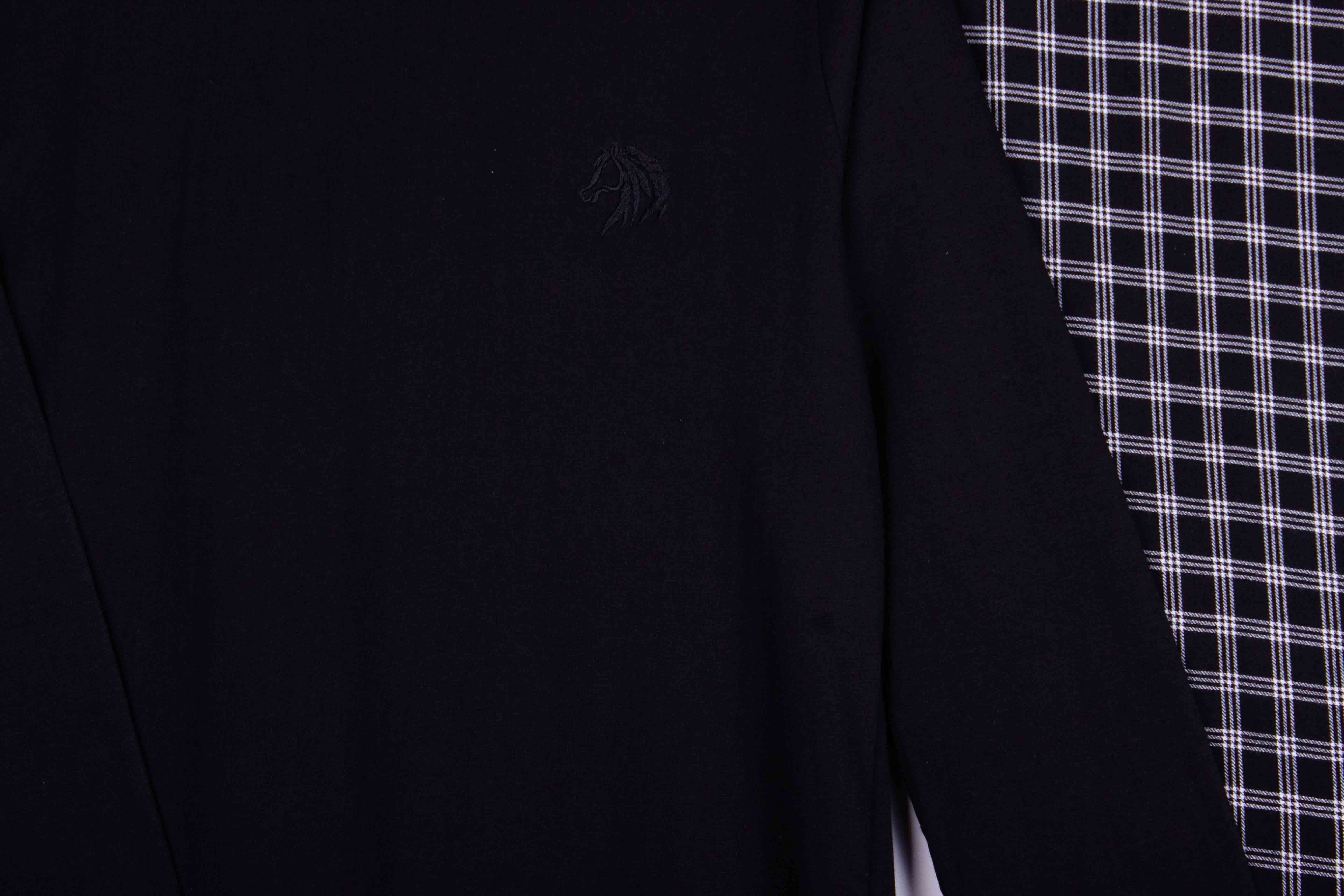 Midnight Grid Pajama Set