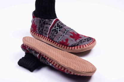 Grey Frost Maple Sock Booties