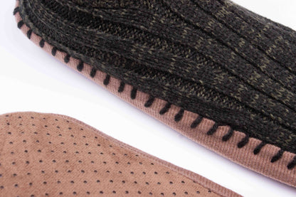 Forest Heather Knit Sock Booties