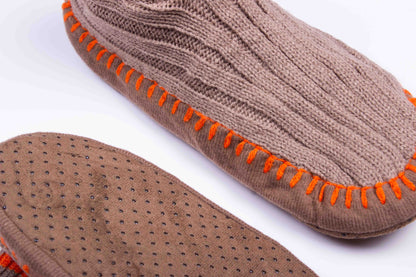 Sandstone Ember Knit Slipper Socks