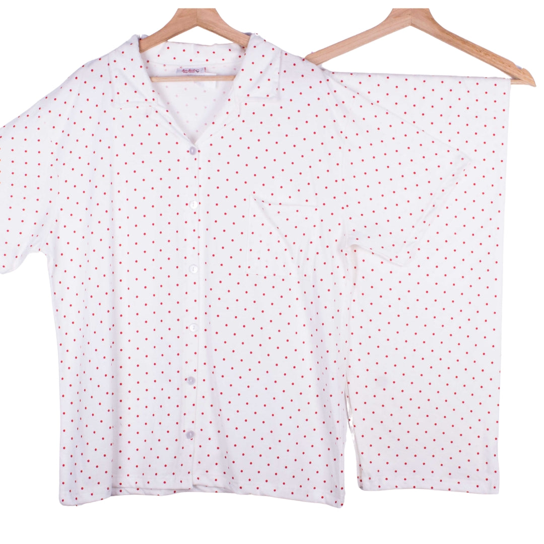 Red Polka Dot Cotton