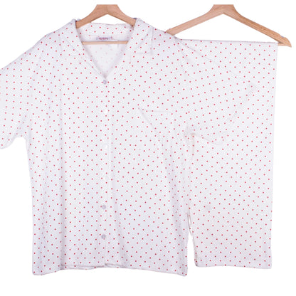 Red Polka Dot Cotton