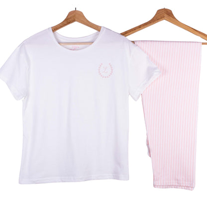 Chic Blush Stripes (بريمارك)
