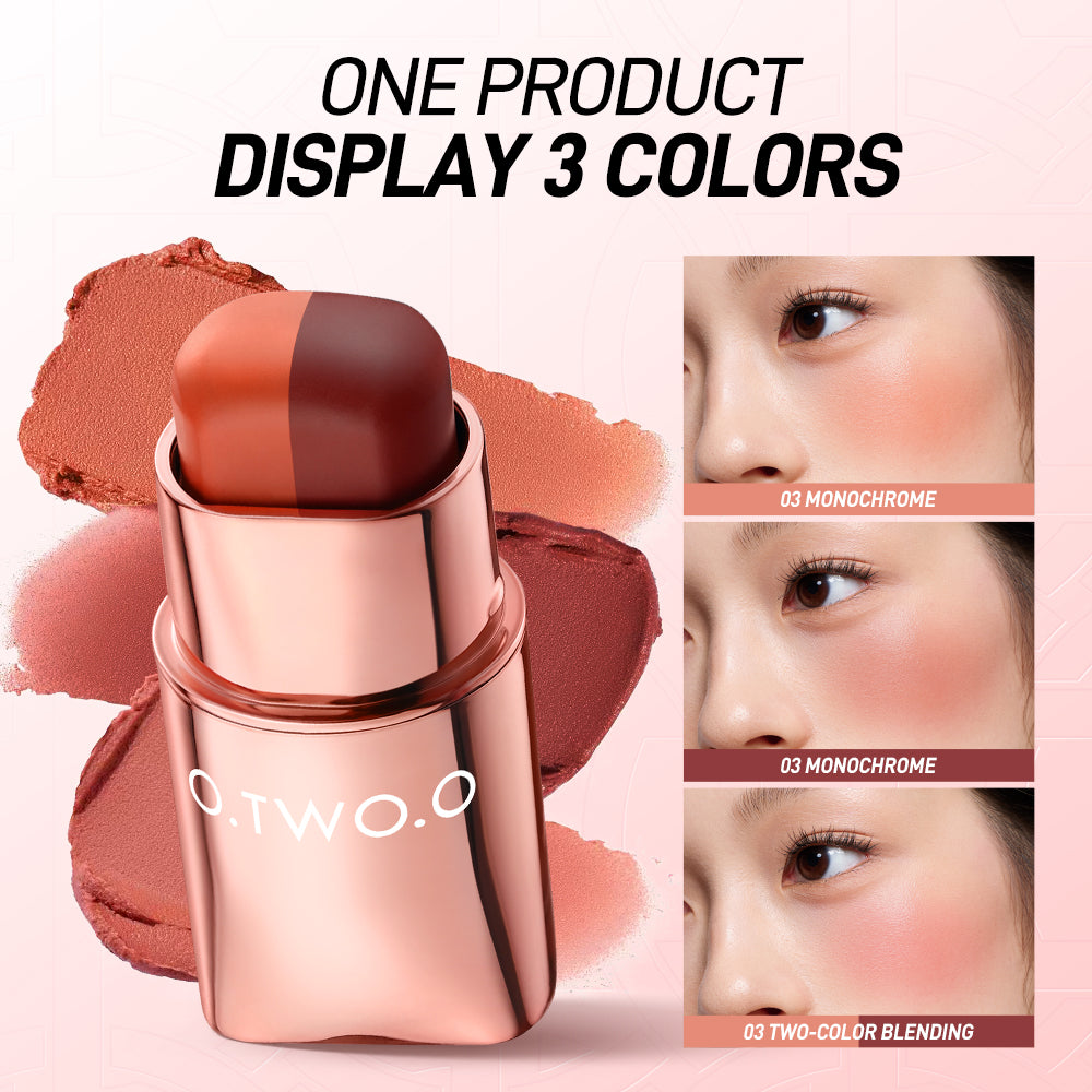 O.TWO.O Double Color Lip & Cheek Stick