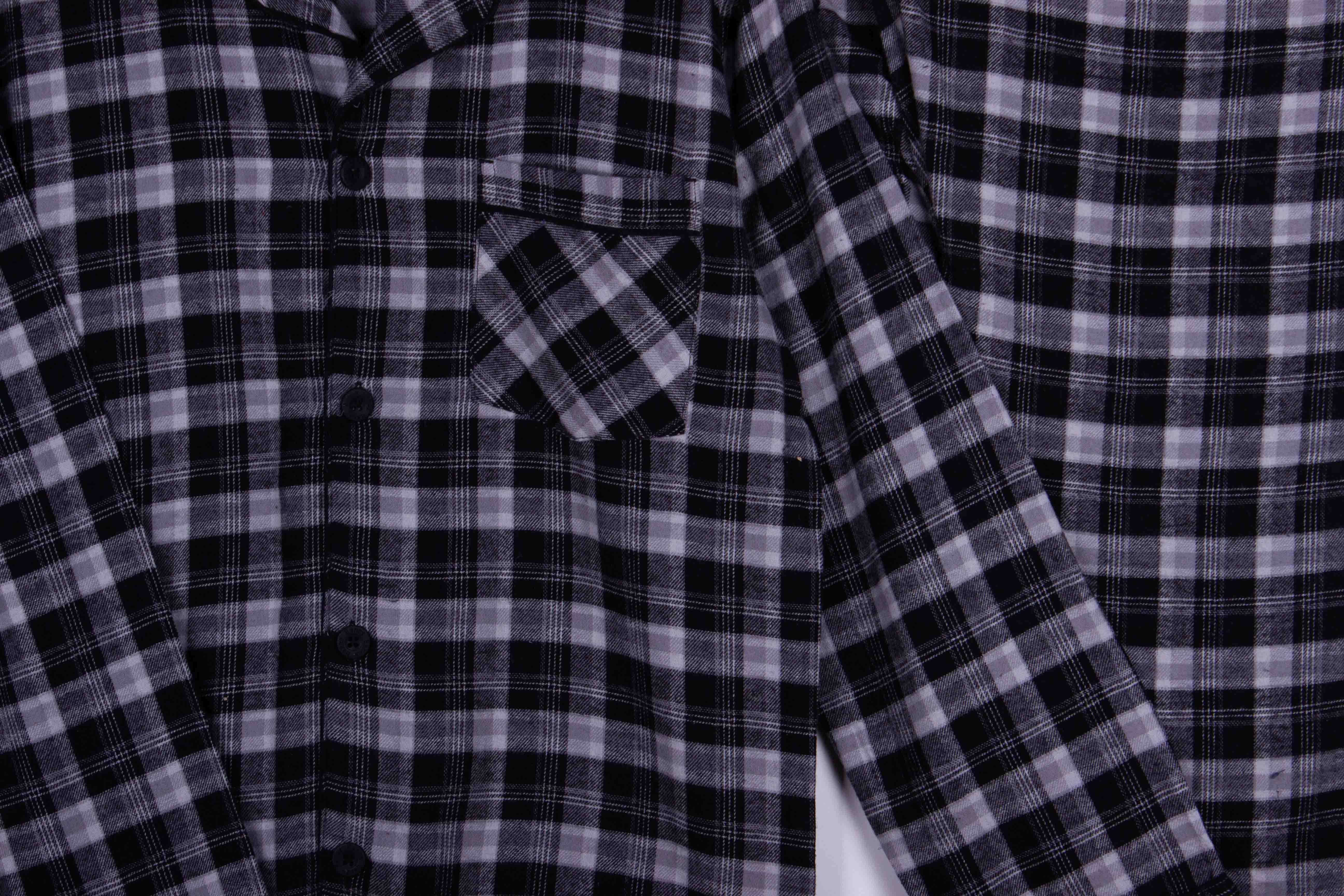 Classic Charcoal Night Plaid Set