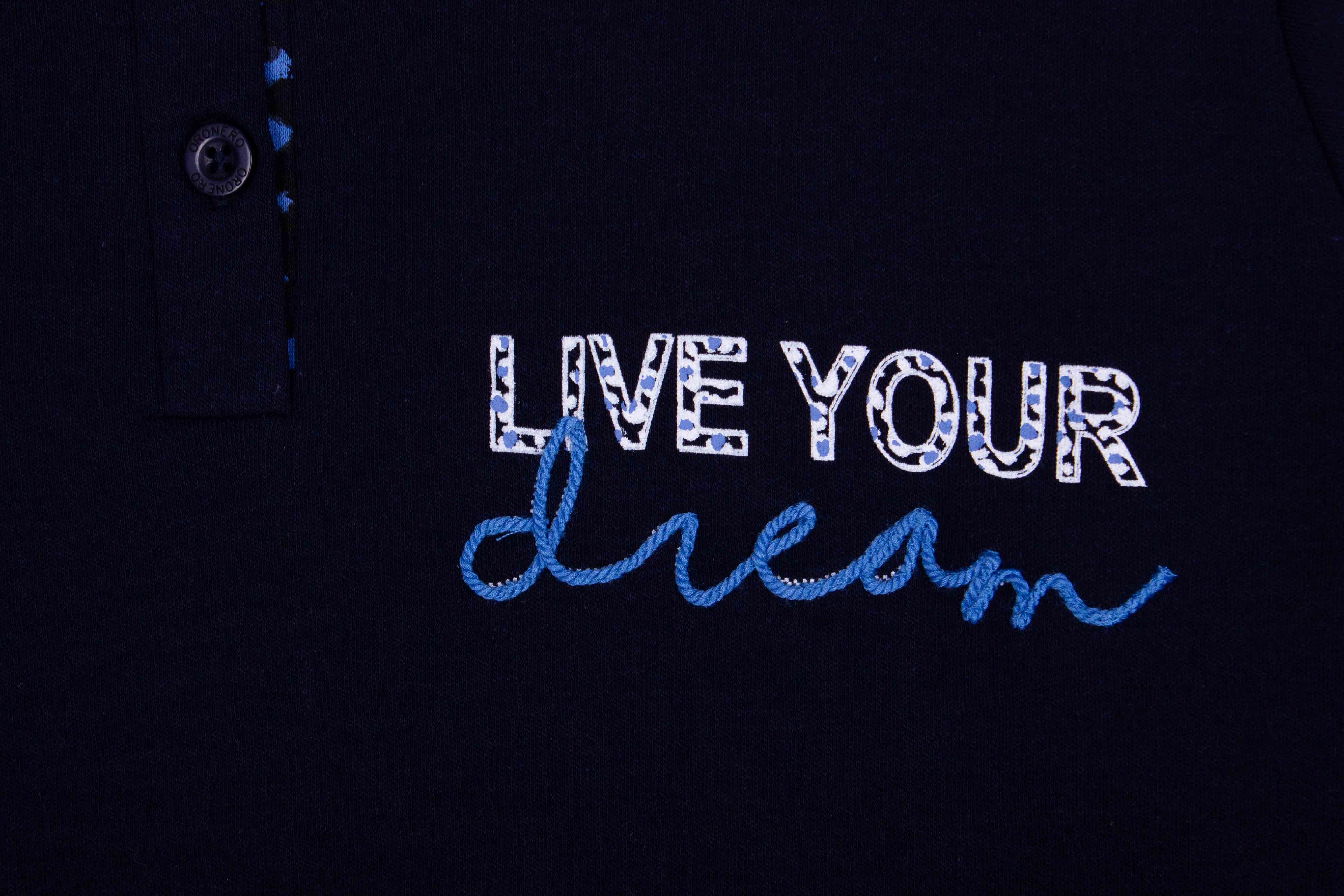 Live Your Dream Navy Blue