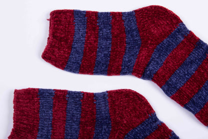 Midnight Berry Plush Stripe