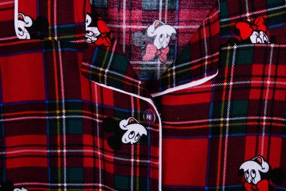 Mickey Minnie in Plaid
