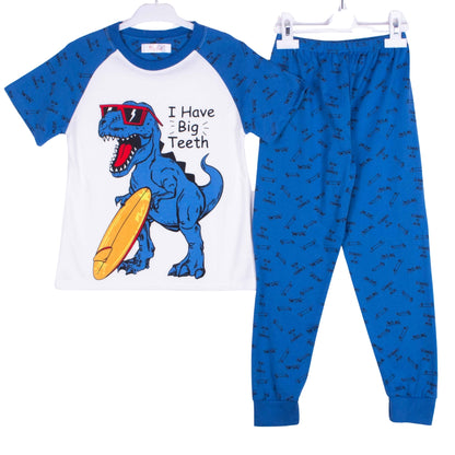 Big Teeth Dinosaur Blue