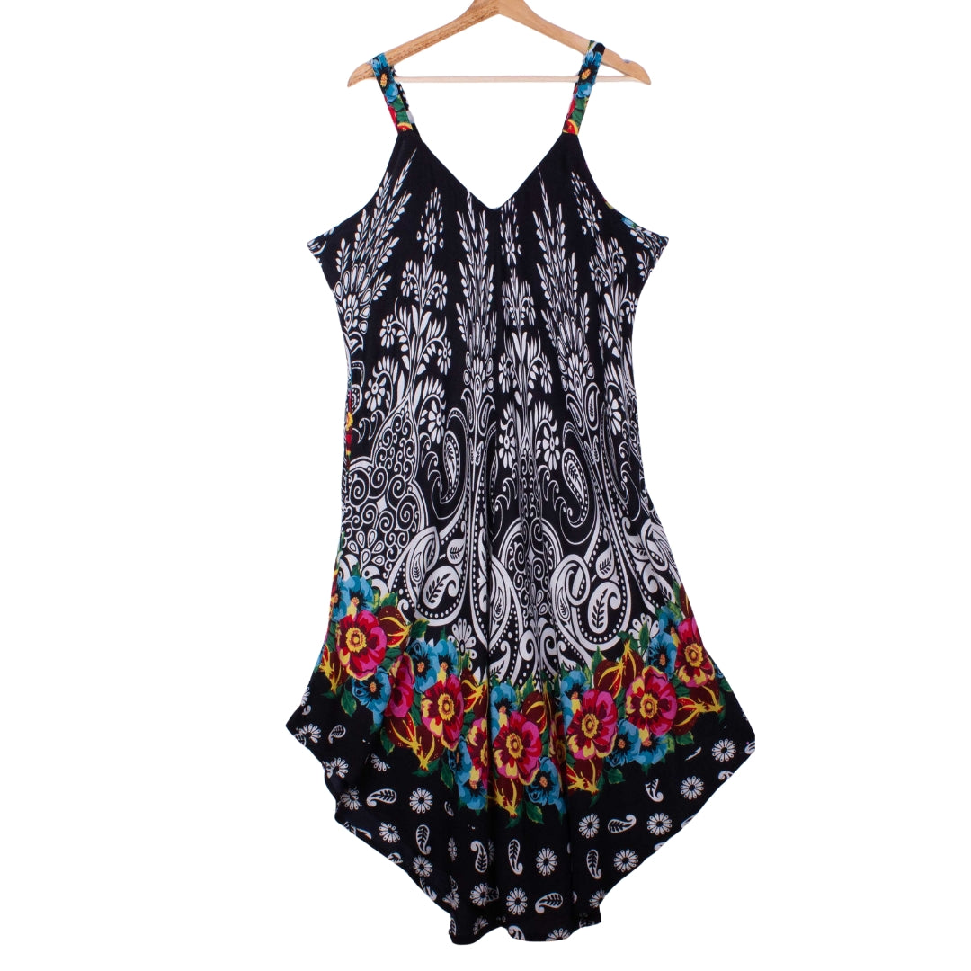 Floral Handkerchief Dress (Soft Cotton)