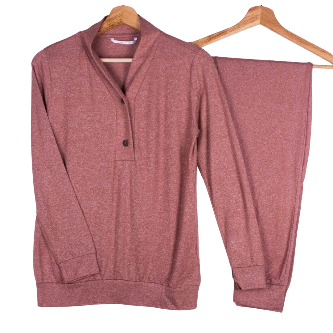 Heather Mauve Henley
