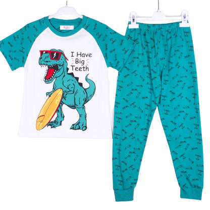 Big Teeth Dinosaur Teal