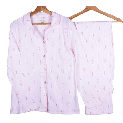 Blush Pinstripe Bloom