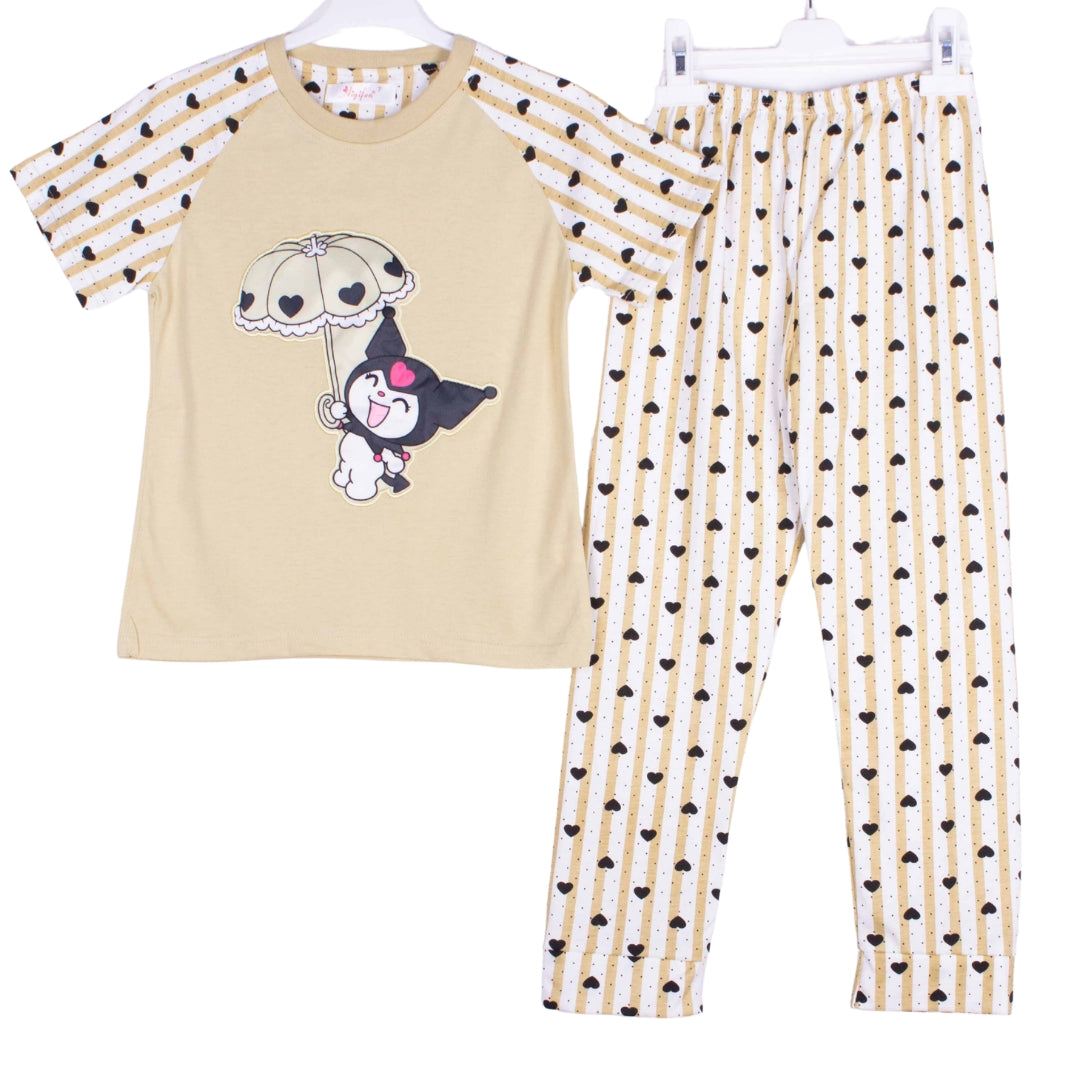 Beige Kuromi Umbrella