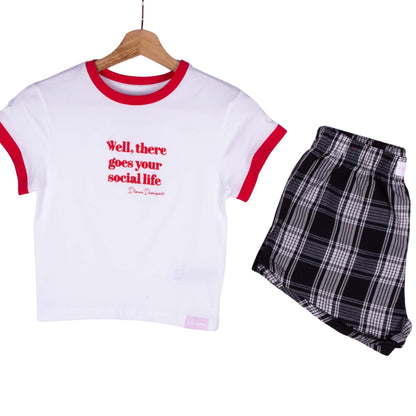 Social Life Plaid Shorts