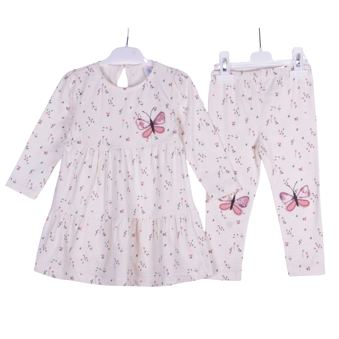 Floral Butterfly Long Dress Pajama