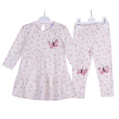 Floral Butterfly Long Dress Pajama