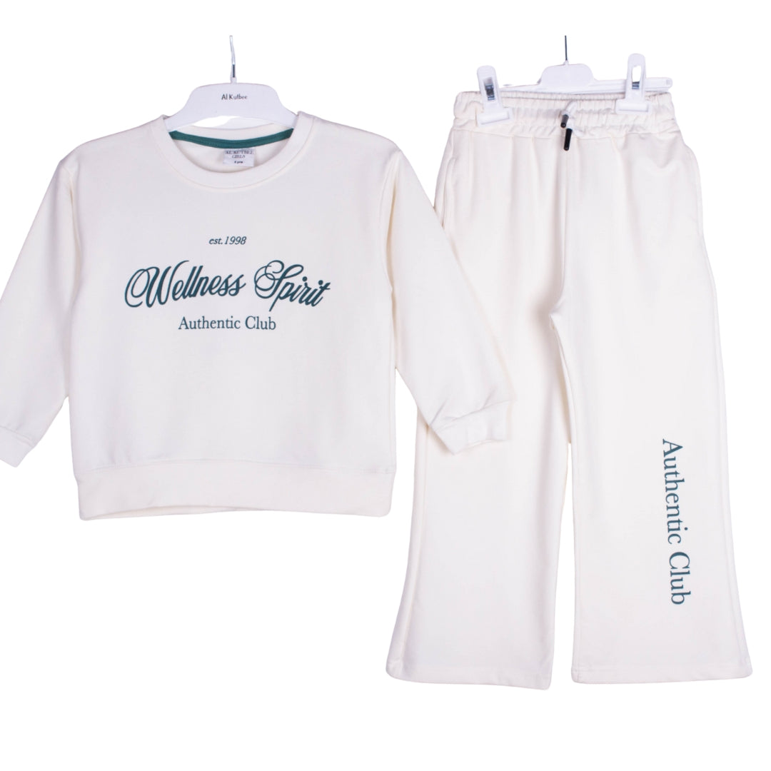 Wellness Club White Bell Bottom