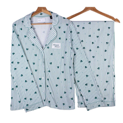 Classy Mint Minnie Mouse Stripes