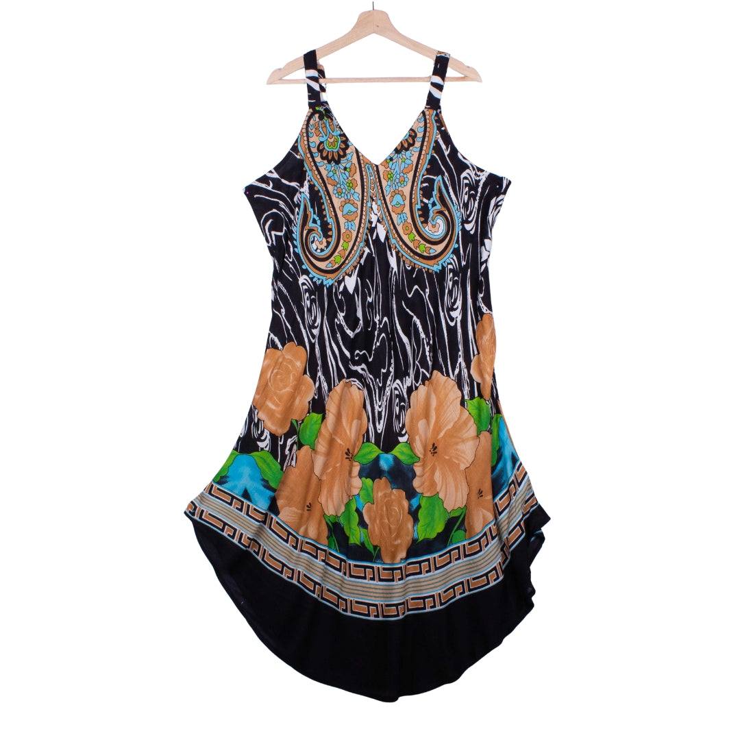 Tropical Boho Dress (Soft Cotton)