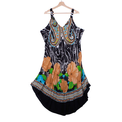 Tropical Boho Dress (Soft Cotton)