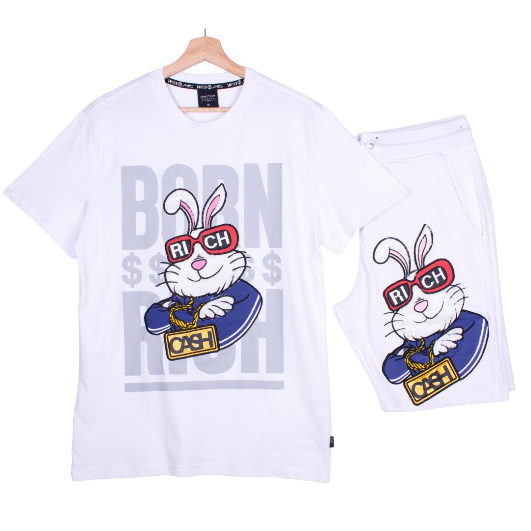 Born Rich (Cotton Shorts Set)