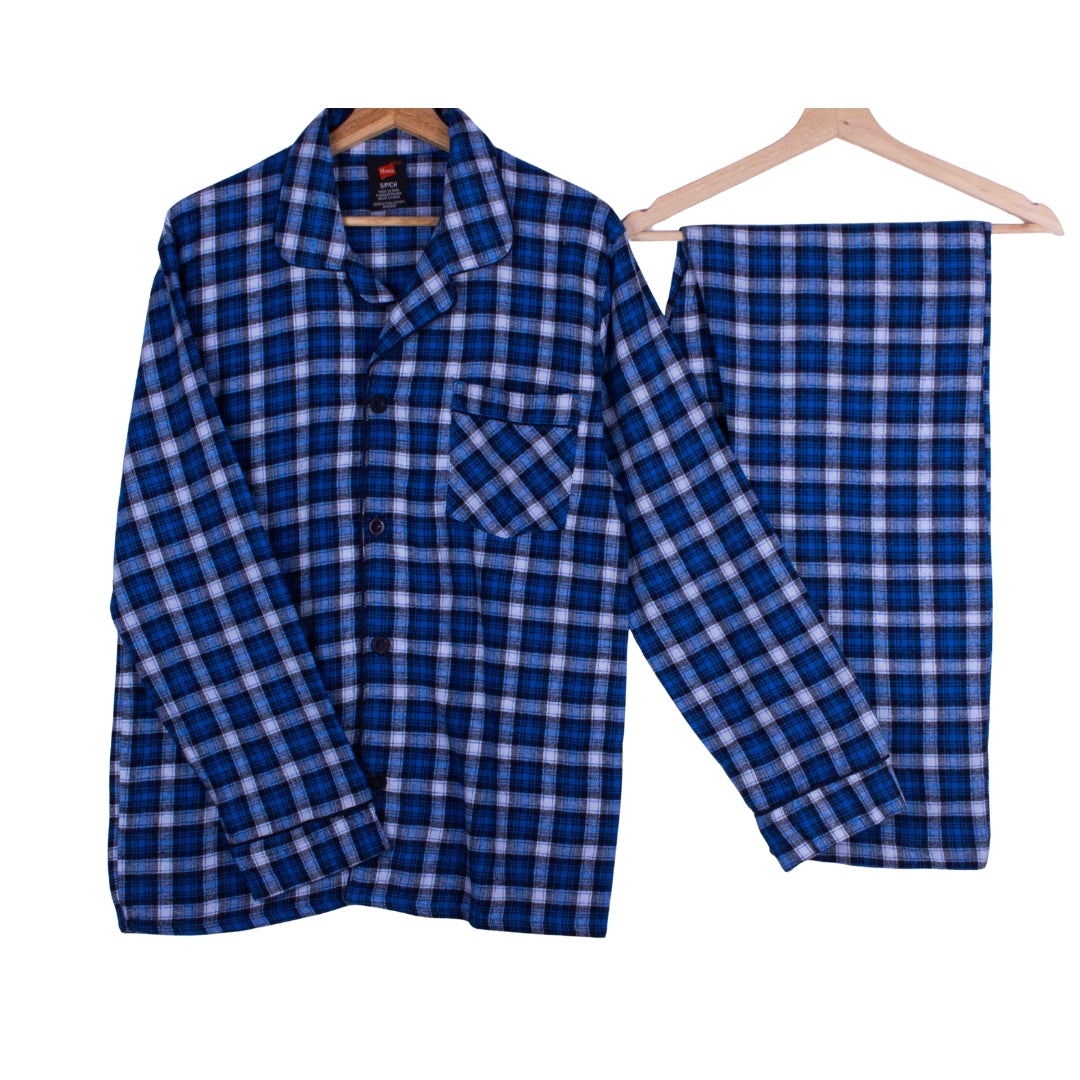 Alpine Blue Check Pajamas