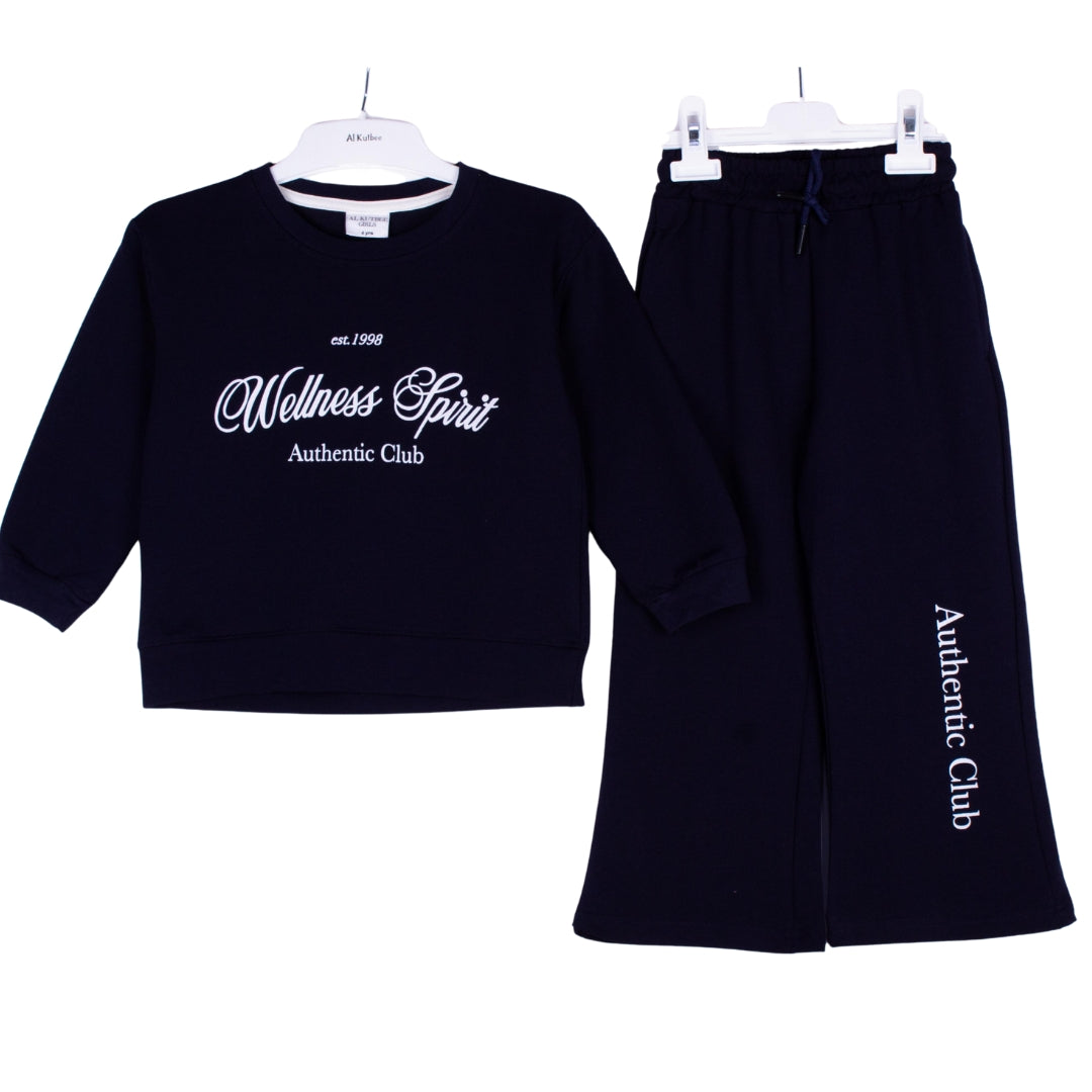 Wellness Club Black Bell Bottom