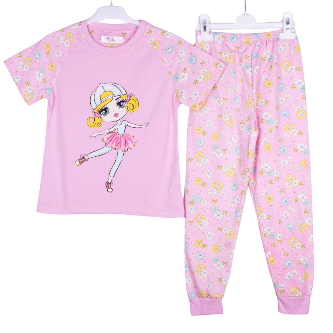 Pink Floral Doll