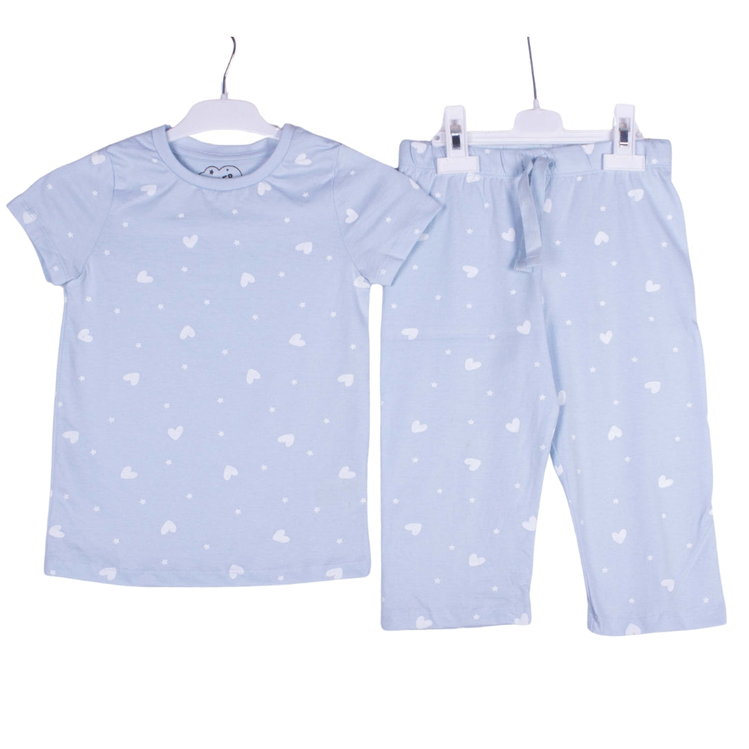 Sky Blue Pretty Hearts