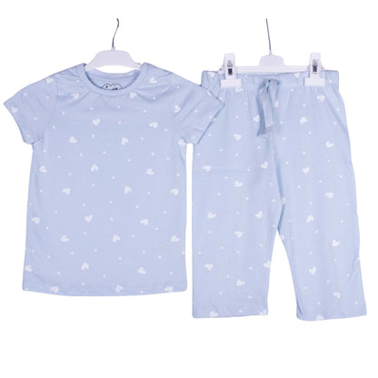 Sky Blue Pretty Hearts
