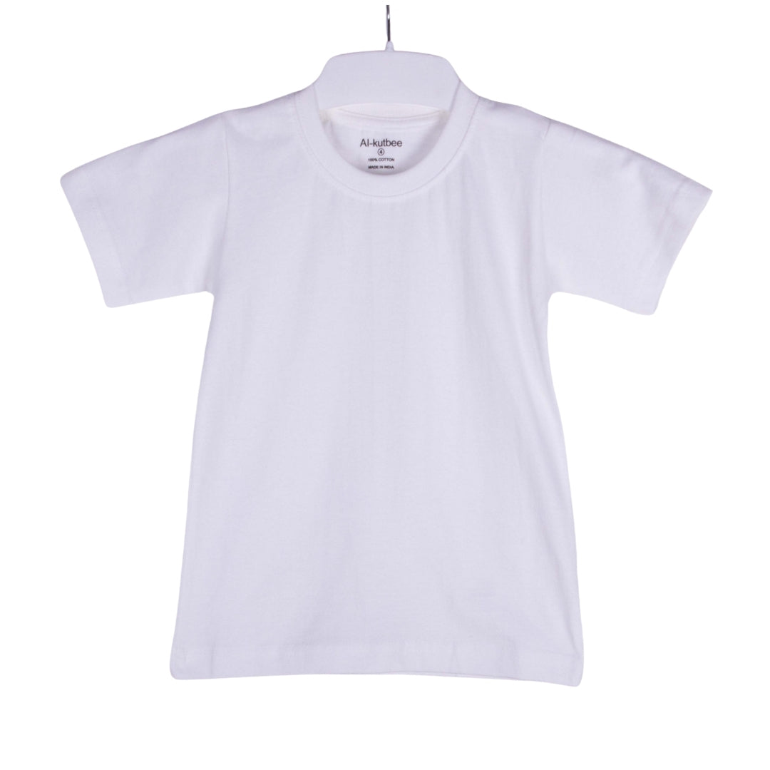Plain White Cotton T-Shirt