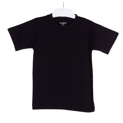 Plain Black Cotton T-Shirt