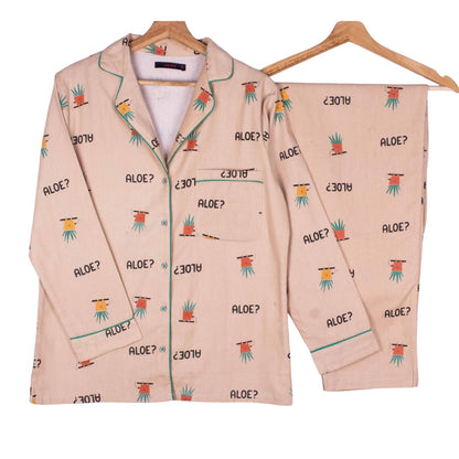 Aloe? (Khaki Cotton Non Stretch)