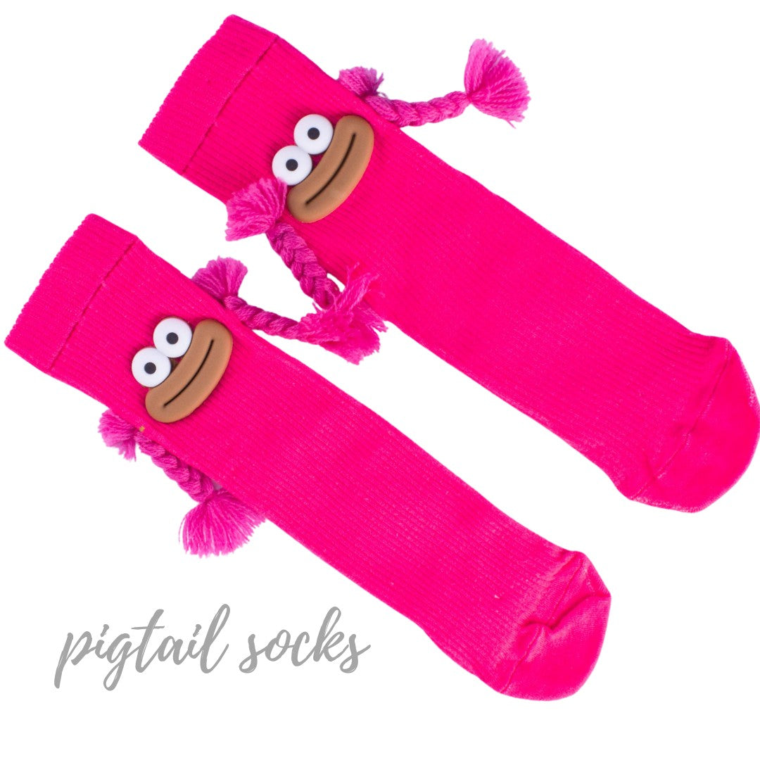 Hot Pink Pigtail